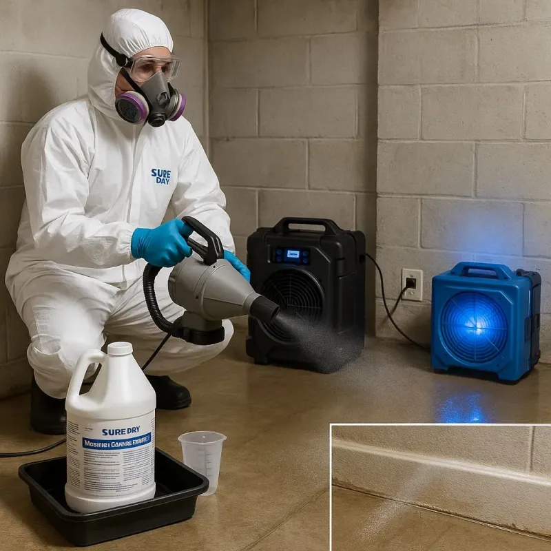 Sanitization and Odor Removal process in Lino Lakes, MN