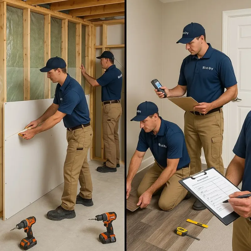 Repairs and Reconstruction process in Lino Lakes, MN